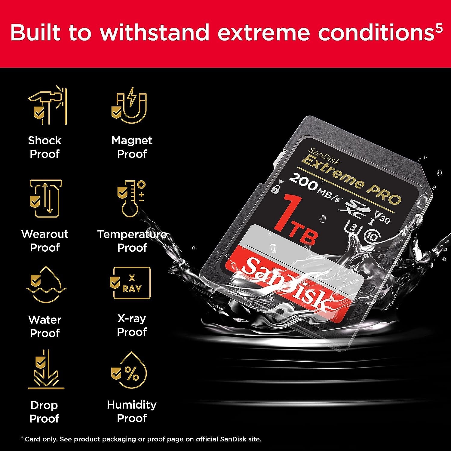 Extreme Pro SD Memory Card