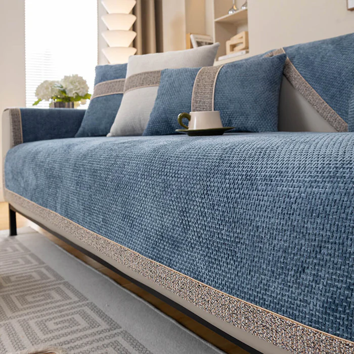 MODERNA | Tweed Woven Chenille All-Season Non-Slip Sofa Cover