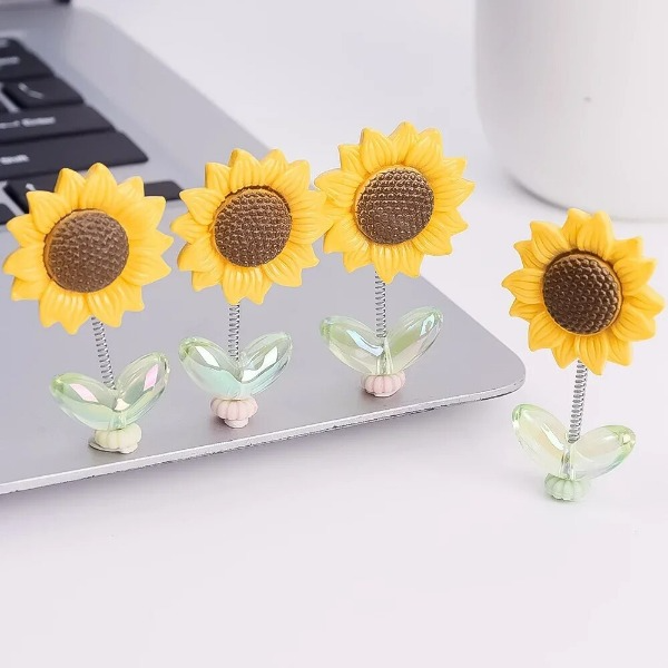 SunnyVibe Sunflower Car Ornaments