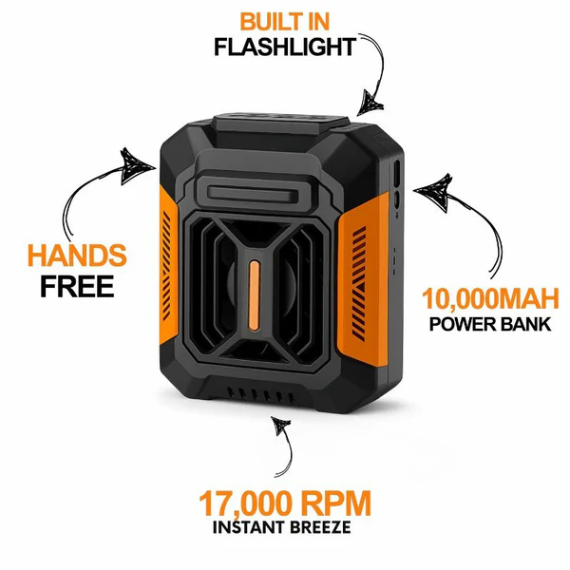 Hands‑Free Jobsite Cooling Fan