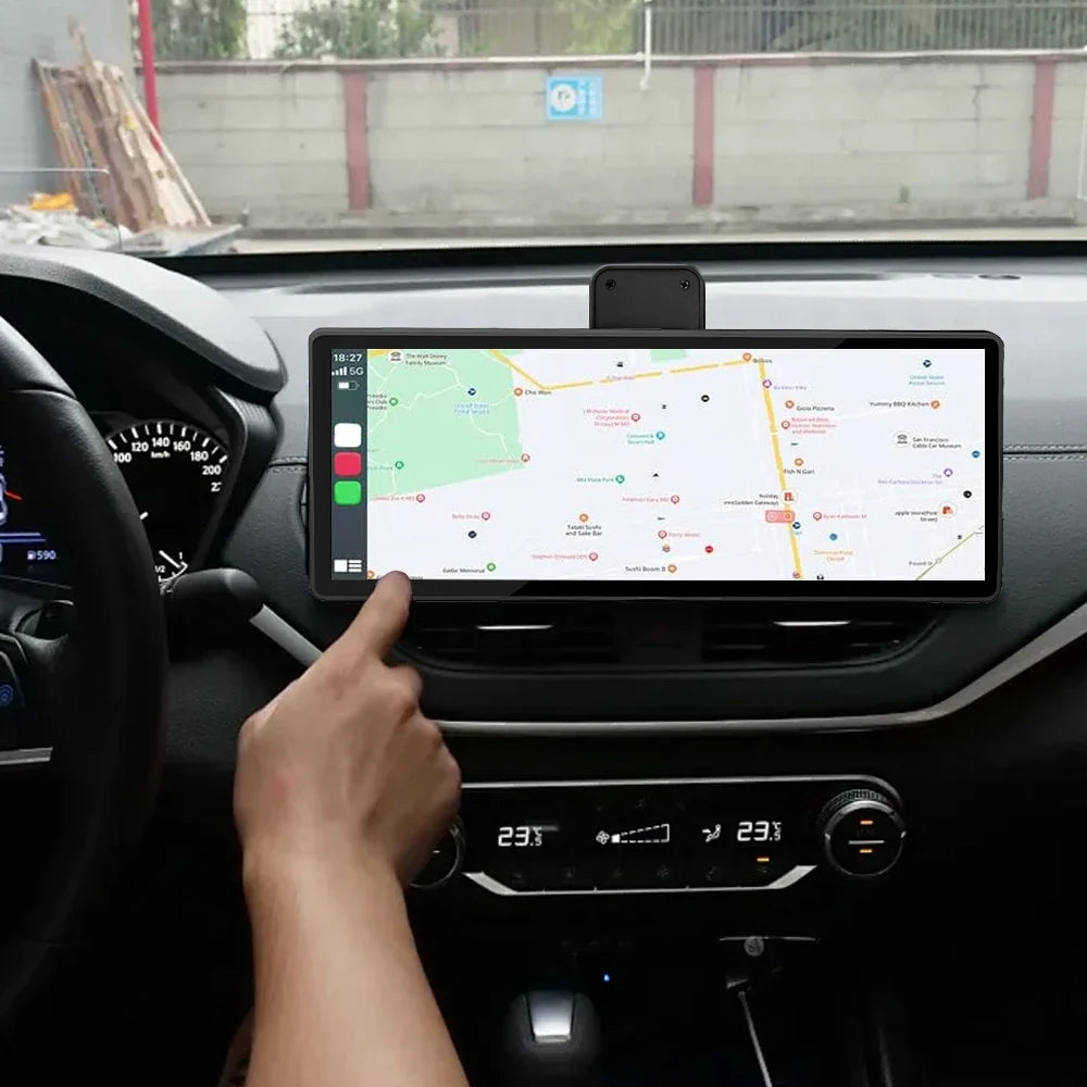 10-Inch CarConnect Smart Display with Free Reverse Camera – 2025 Edition