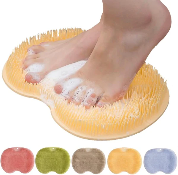 Luxurious Hands-Free Silicone Foot Scrubber Mat