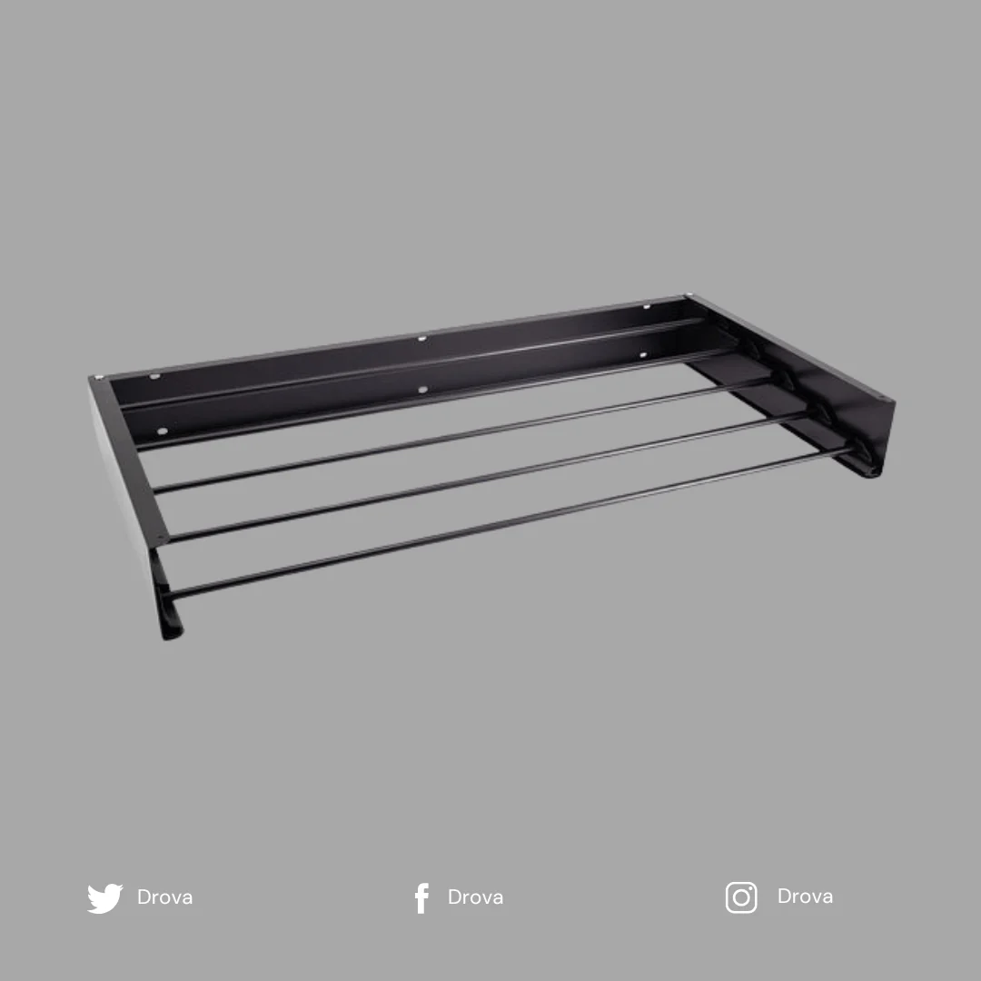 Compact Wall-Mounted Drying Rack