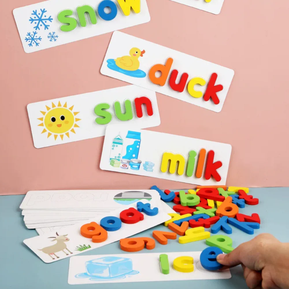 Engaging Montessori Spell Word Game