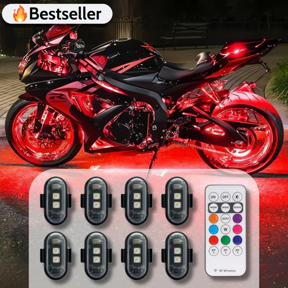 Brilliant Easy Install Moto LED Light Kit