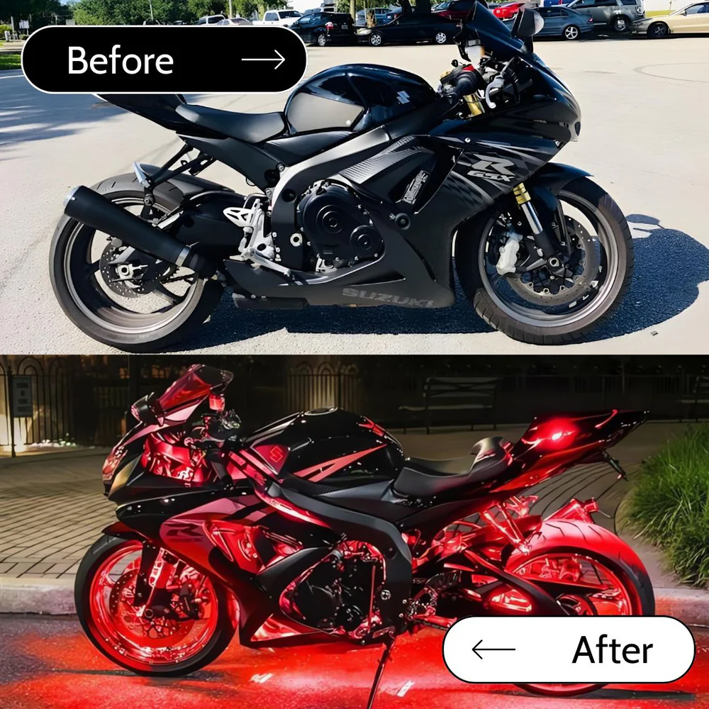 Brilliant Easy Install Moto LED Light Kit