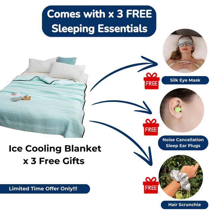 Soothing Ice Cooling Blanket (Buy 1 Get 1 Free)