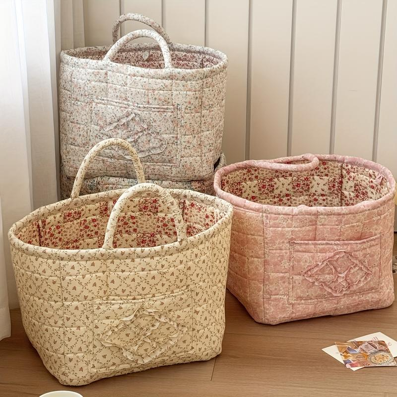Charming Floral Foldable Storage Organiser