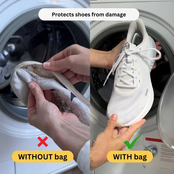 BrightGuard Shoe Washing Bag | Safe & Easy Sneaker Cleaning Solution