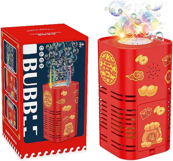 Fireworks Bubble Machine - 12-Hour Fun, Safe & Eco-Friendly