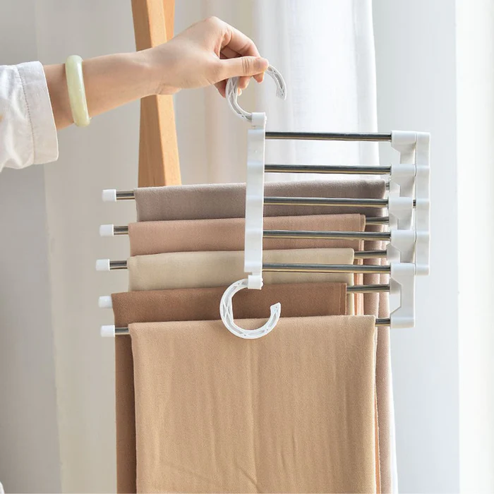 Compact Multi-Functional Pants Rack