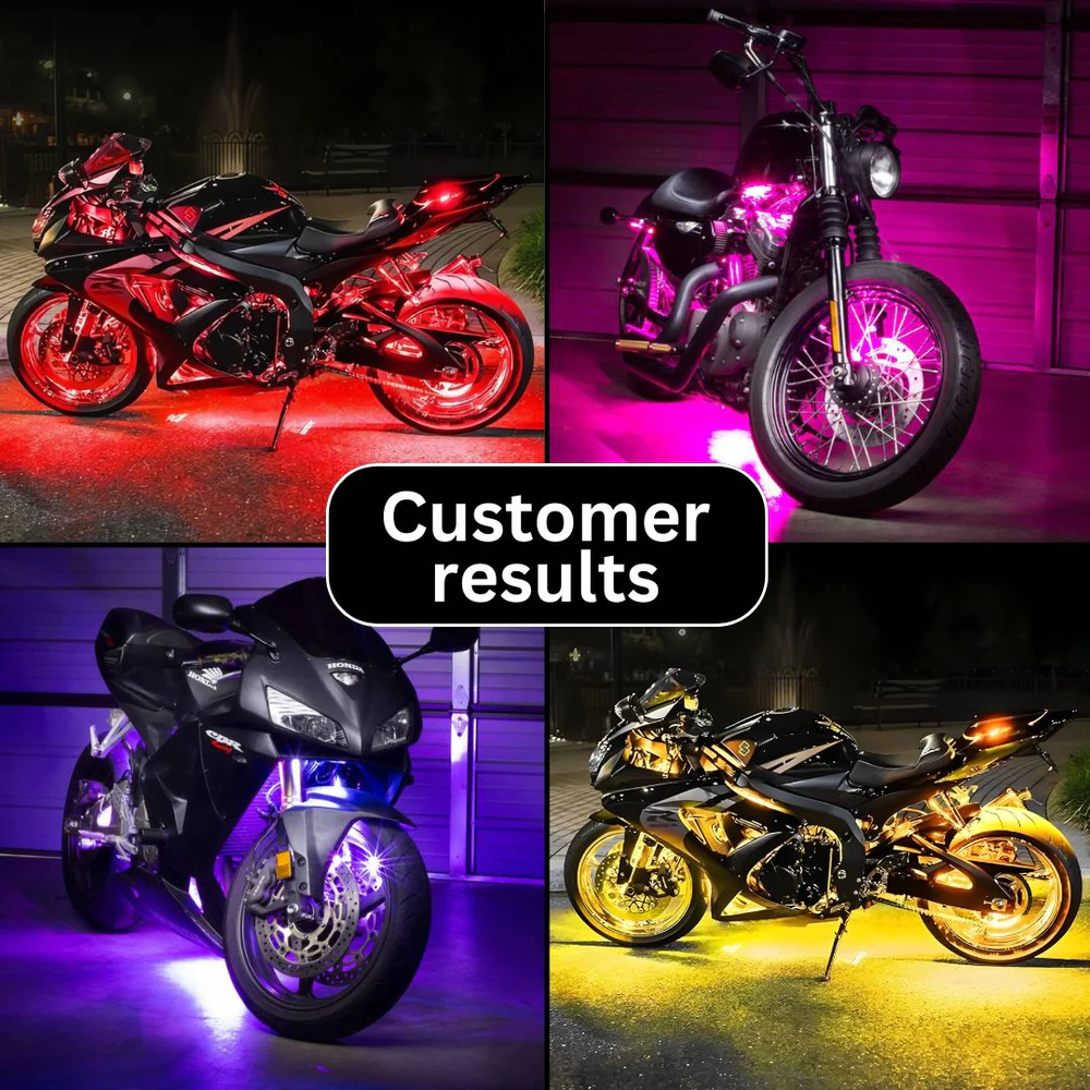 Brilliant Easy Install Moto LED Light Kit