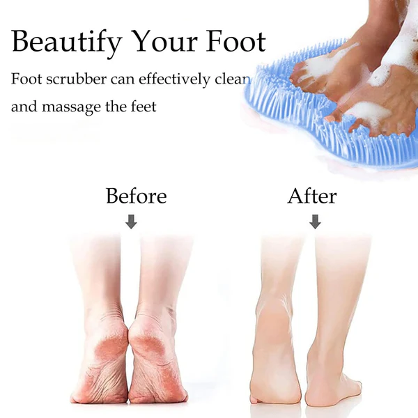 Luxurious Hands-Free Silicone Foot Scrubber Mat