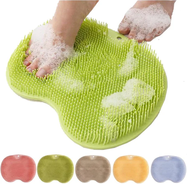 Luxurious Hands-Free Silicone Foot Scrubber Mat