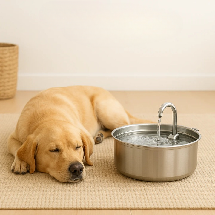 Refreshing Automatic Dog Water Fountain