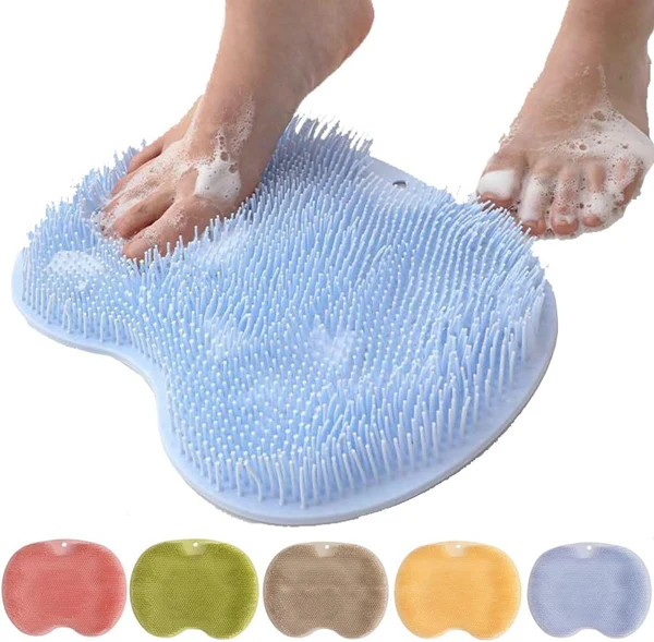 Luxurious Hands-Free Silicone Foot Scrubber Mat