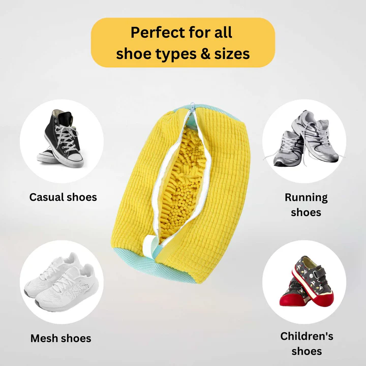 BrightGuard Shoe Washing Bag | Safe & Easy Sneaker Cleaning Solution