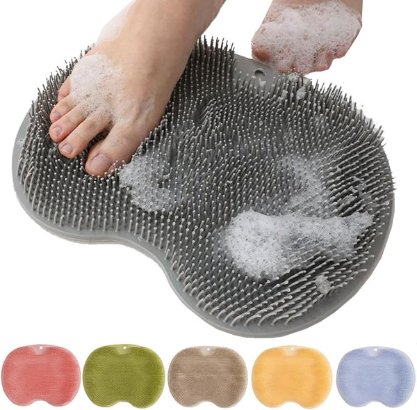 Luxurious Hands-Free Silicone Foot Scrubber Mat