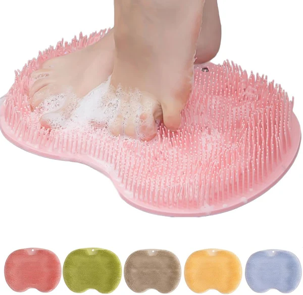 Luxurious Hands-Free Silicone Foot Scrubber Mat