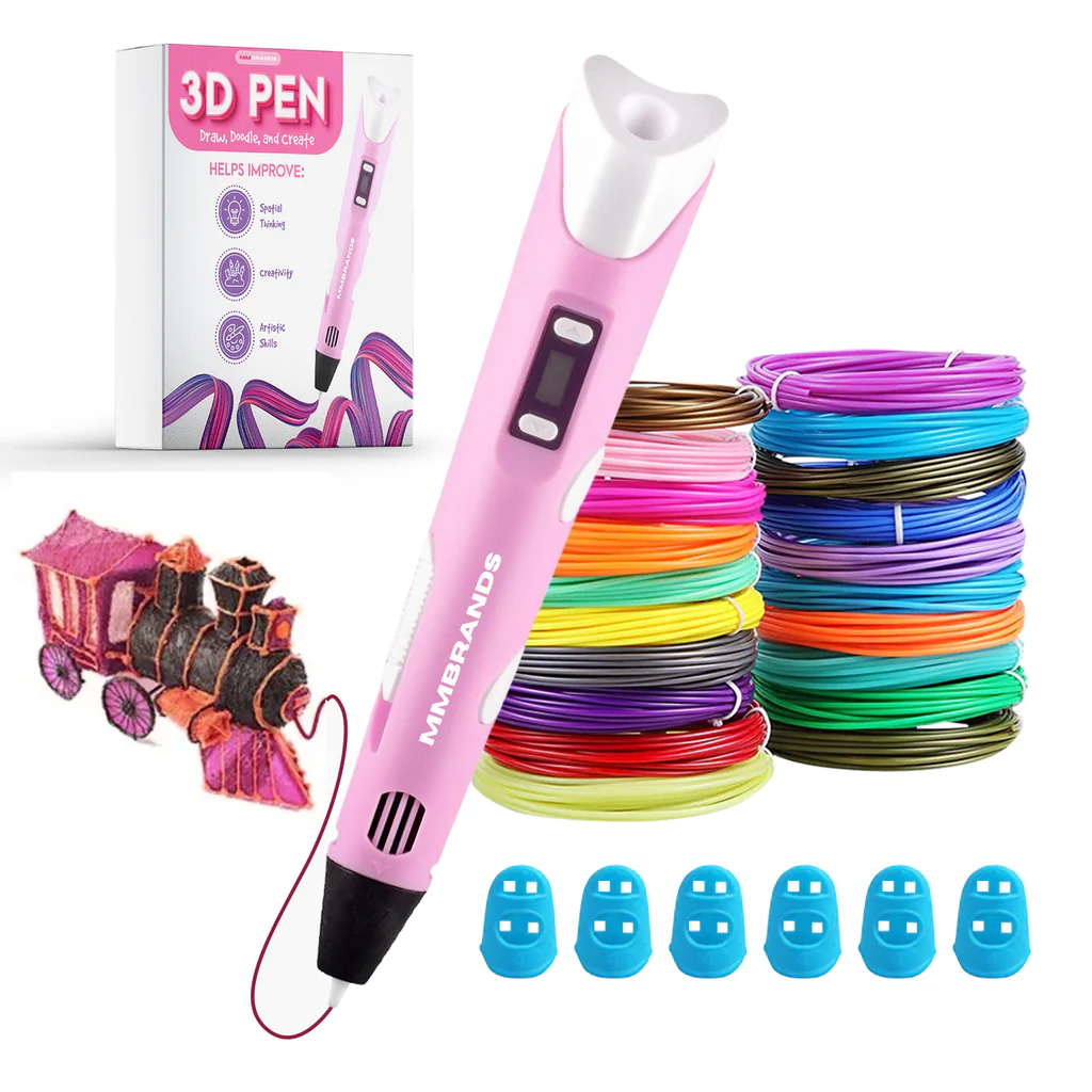 3D CREATIVE PEN STARTER KIT | 100M FILAMENT | 10 COLOURS