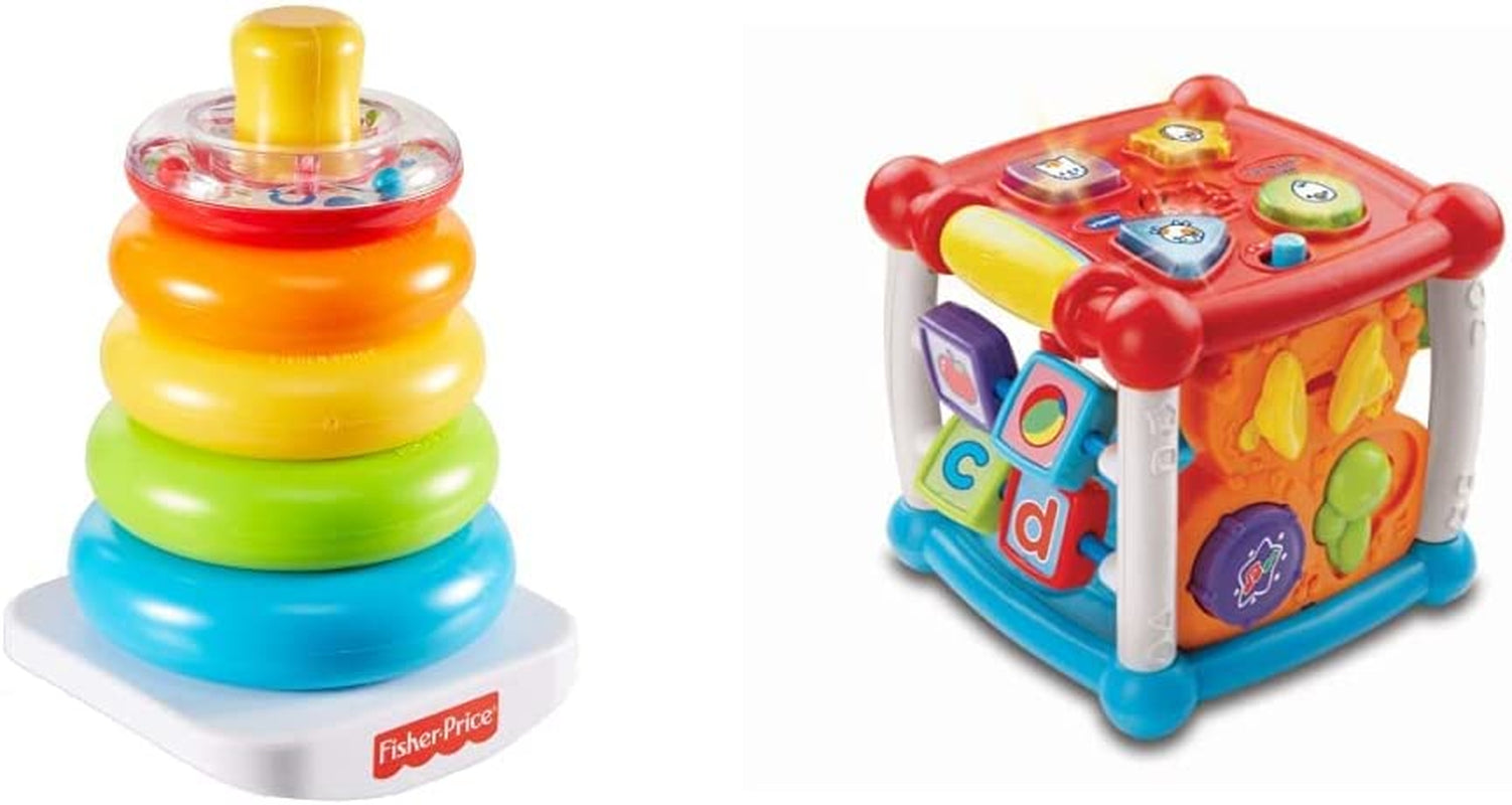 Classic Roly-Poly Ring Stacking Baby Toy