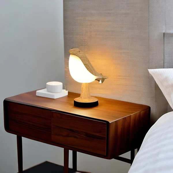 ZenBird LED Bedside Lamp with Aromatherapy Diffuser