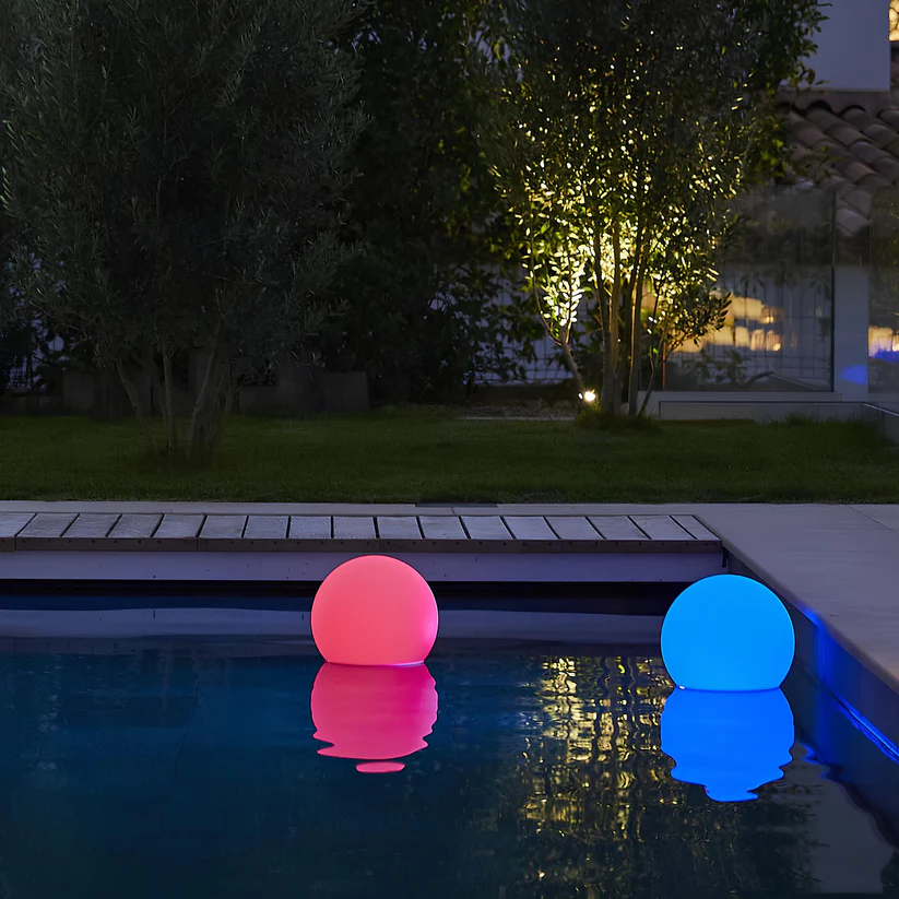 Radiant Spherical Garden Light