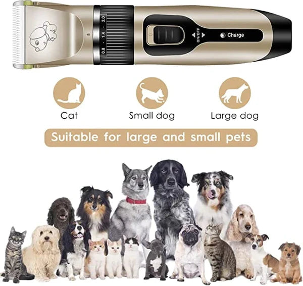 Rechargeable Low Noise Dog Hair Grooming Kit