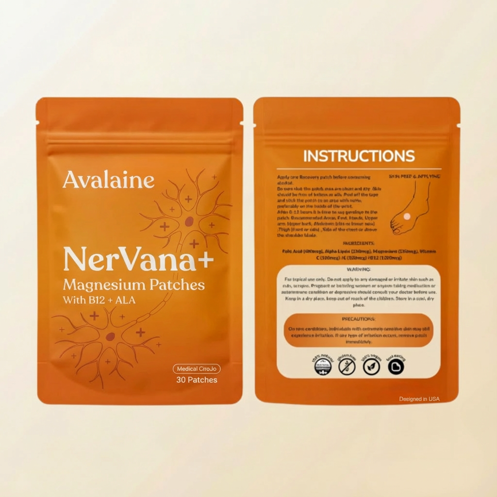 NerVana+® Nerve Relief Magnesium Patches