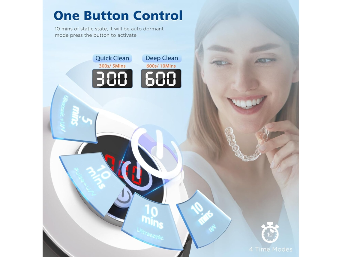 Portable UV Ultrasonic Dental Cleaner