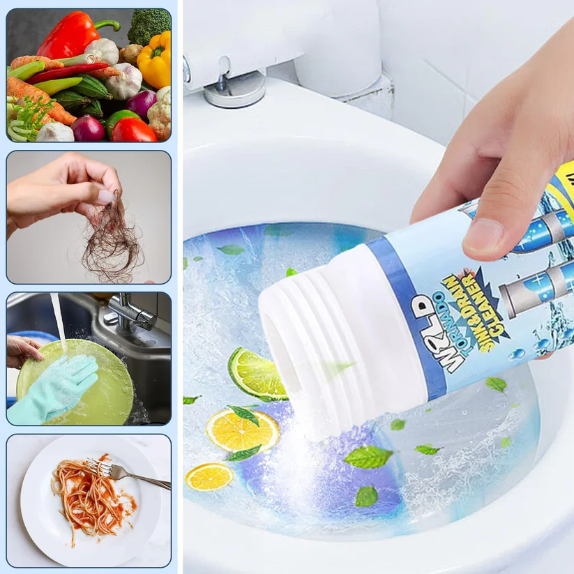Powerful Drain Cleaning Powder