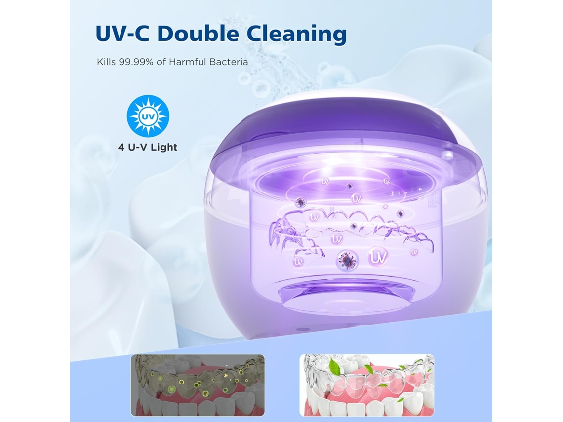 Portable UV Ultrasonic Dental Cleaner