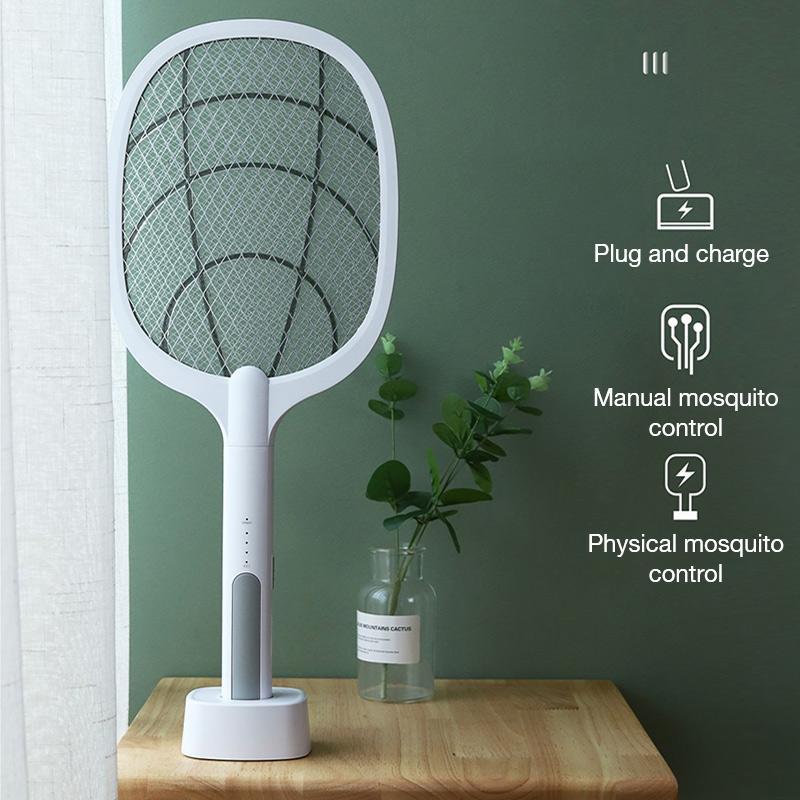 2-in-1 Electric Swatter & Night Mosquito Killing Lamp