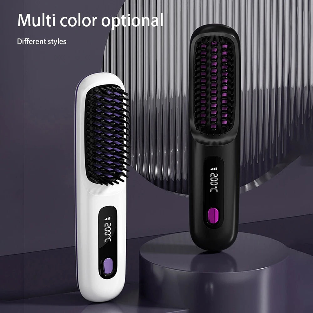 STYLO BRUSH | Cordless Hair Styling Brush with Ionic Technology for Smooth, Shiny Hair