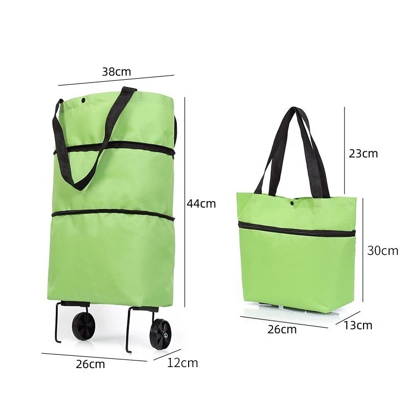 Foldable Trolley Shopping Bag