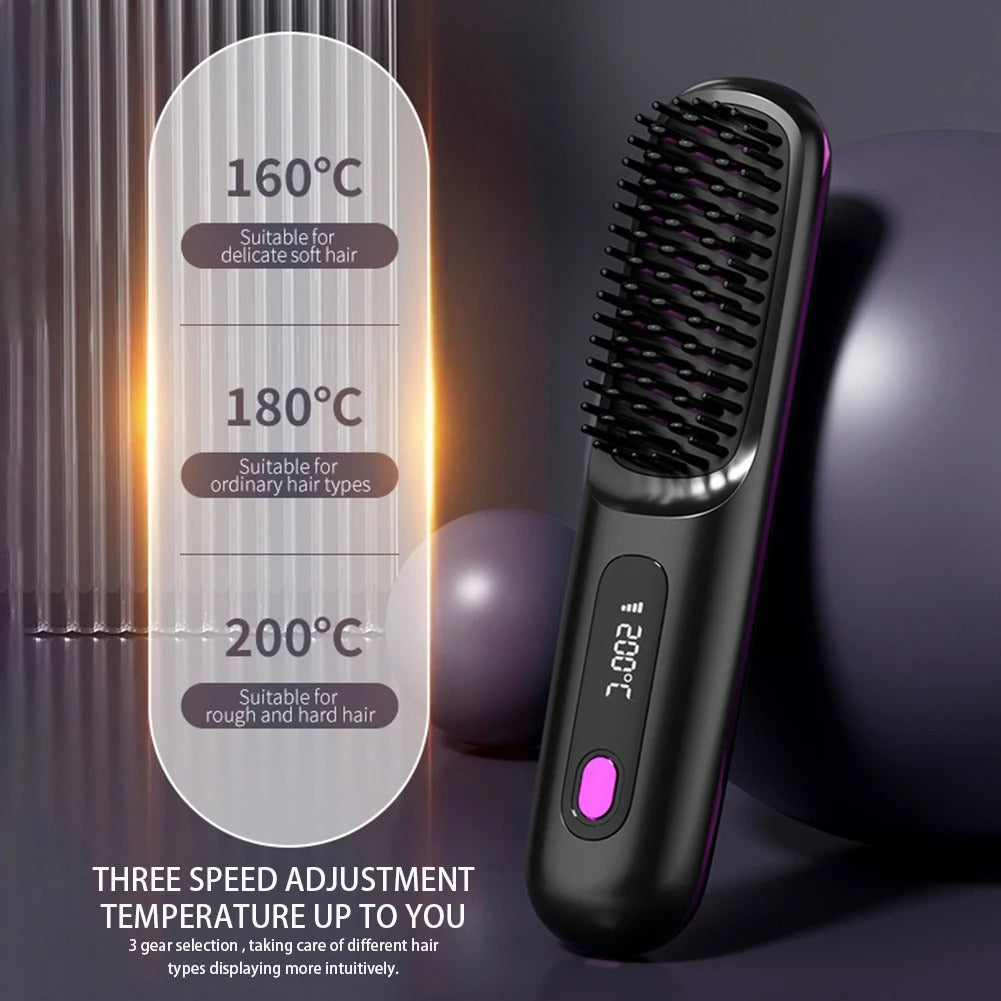 STYLO BRUSH | Cordless Hair Styling Brush with Ionic Technology for Smooth, Shiny Hair