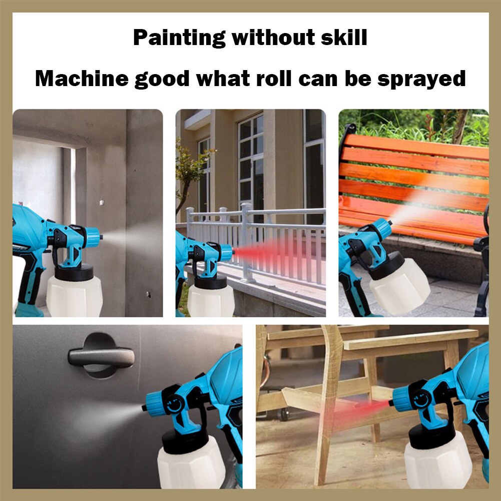 Cordless Electric Spray Paint Gun