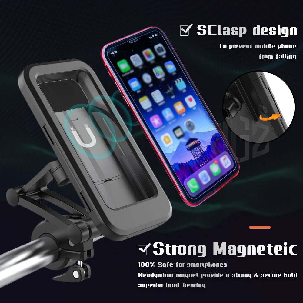 Universal Waterproof Bike Phone Stand Holder