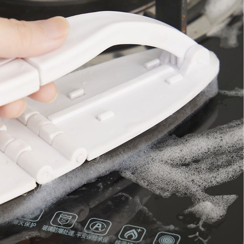 Foldable Hand Cleaner Pro All Rounder For Kitchen & Bathroom Cleaning - Protect Your Hands, Skin & Nails While Cleaning