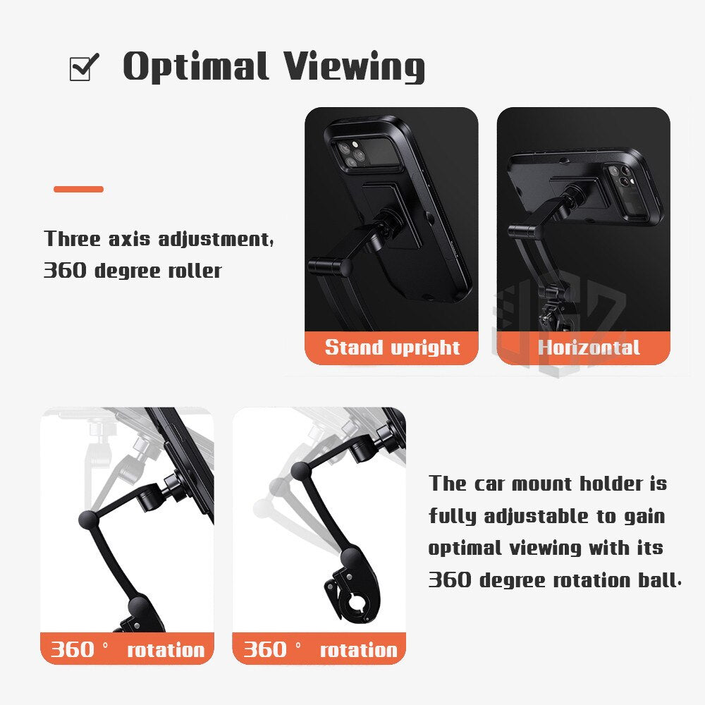 Universal Waterproof Bike Phone Stand Holder