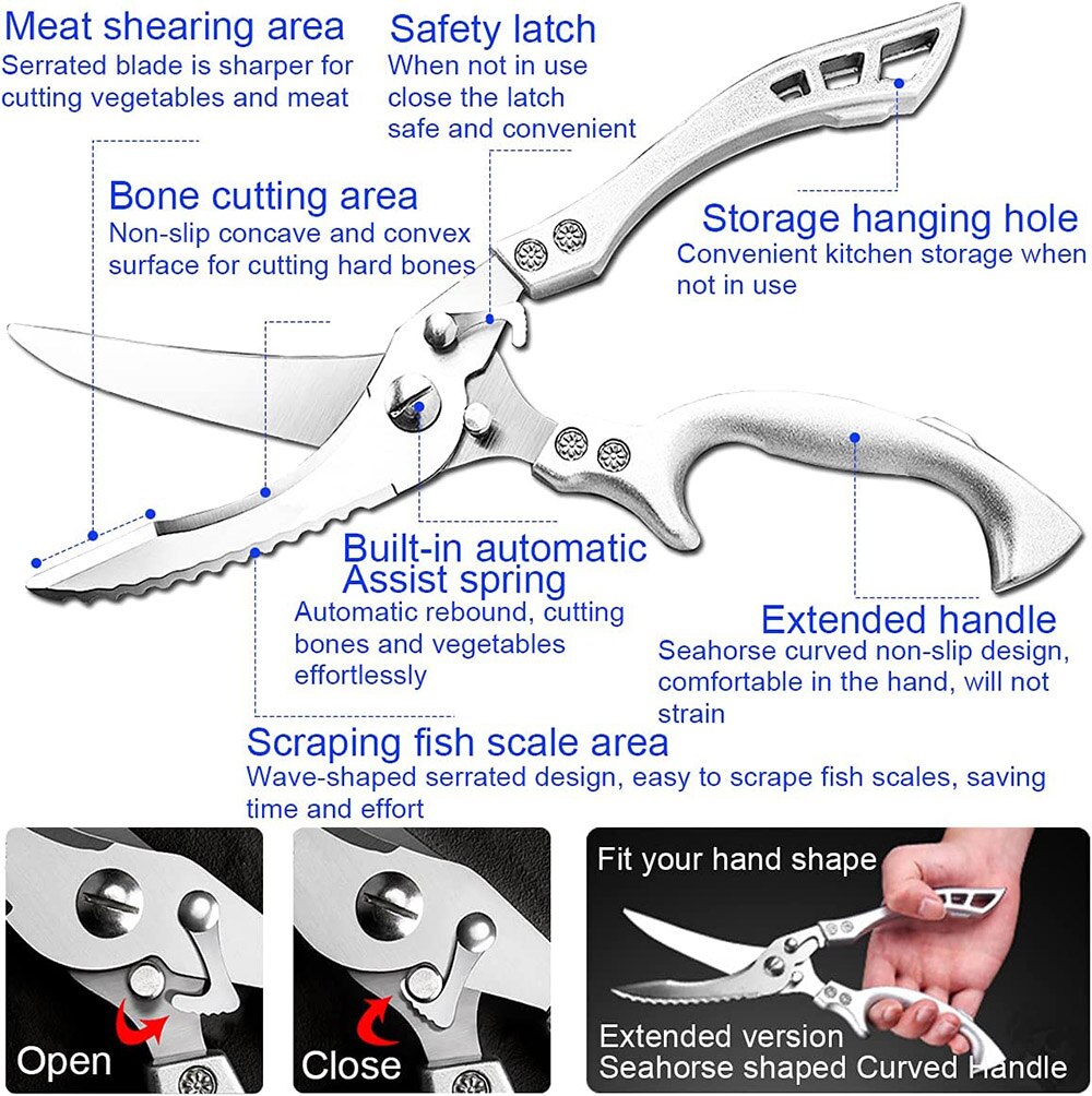 Multifunctional Heavy Duty Cutting Scissors