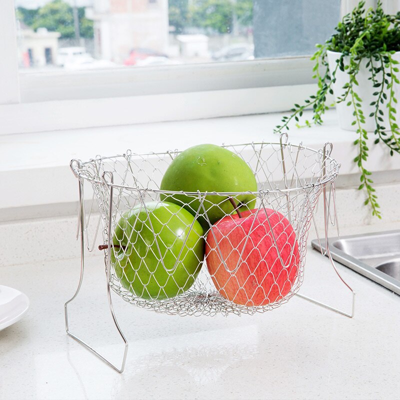 Foldable Basket Frying Drainer