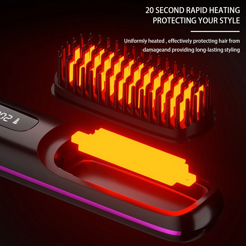 STYLO BRUSH | Cordless Hair Styling Brush with Ionic Technology for Smooth, Shiny Hair