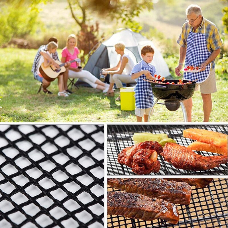 Non-Stick Barbeque Grill Mesh Mat