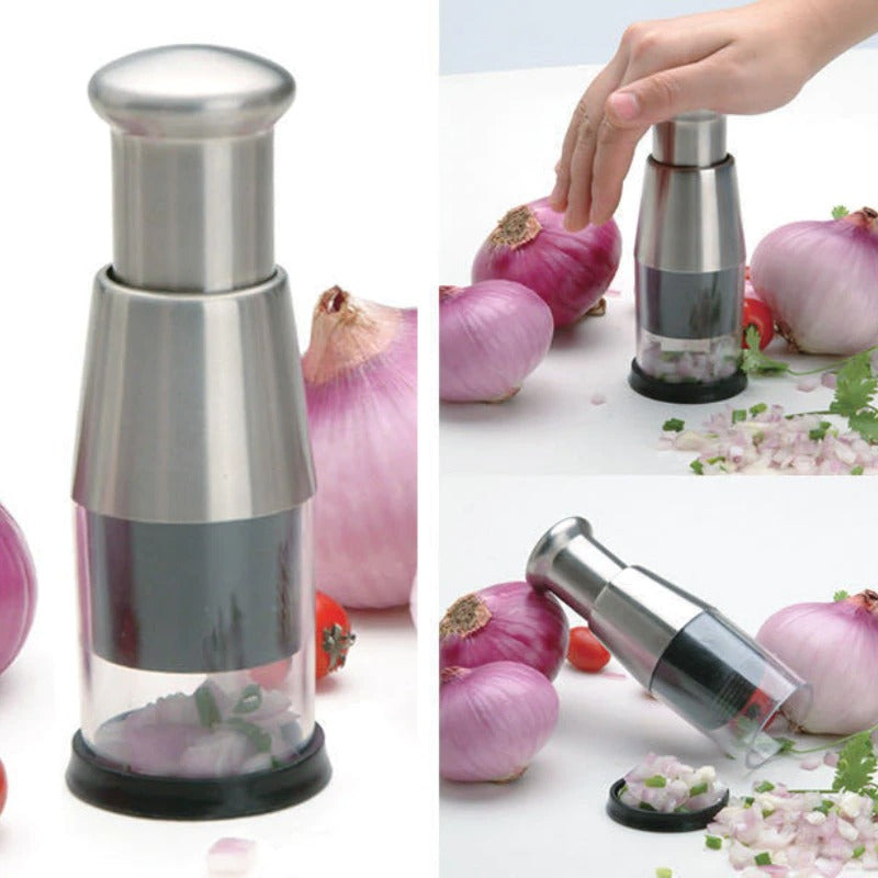 Stainless Steel Press Garlic Chopper