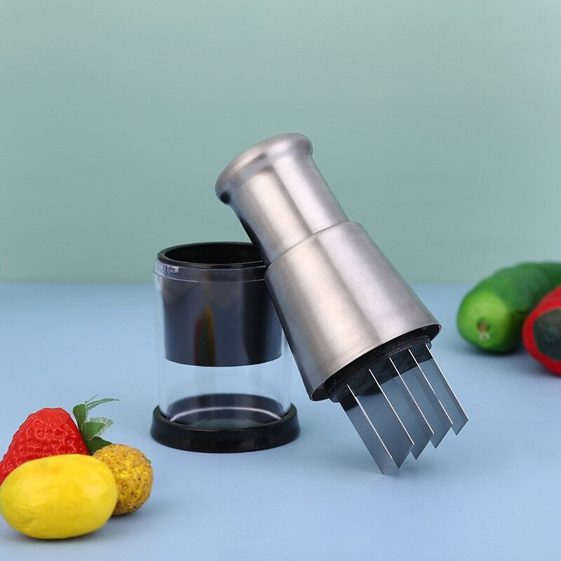 Stainless Steel Press Garlic Chopper