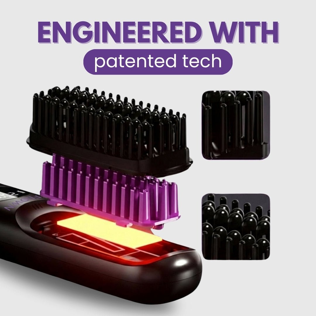FLOWN formerly Numoya Portable Straightener Brush - GoBrush PRO