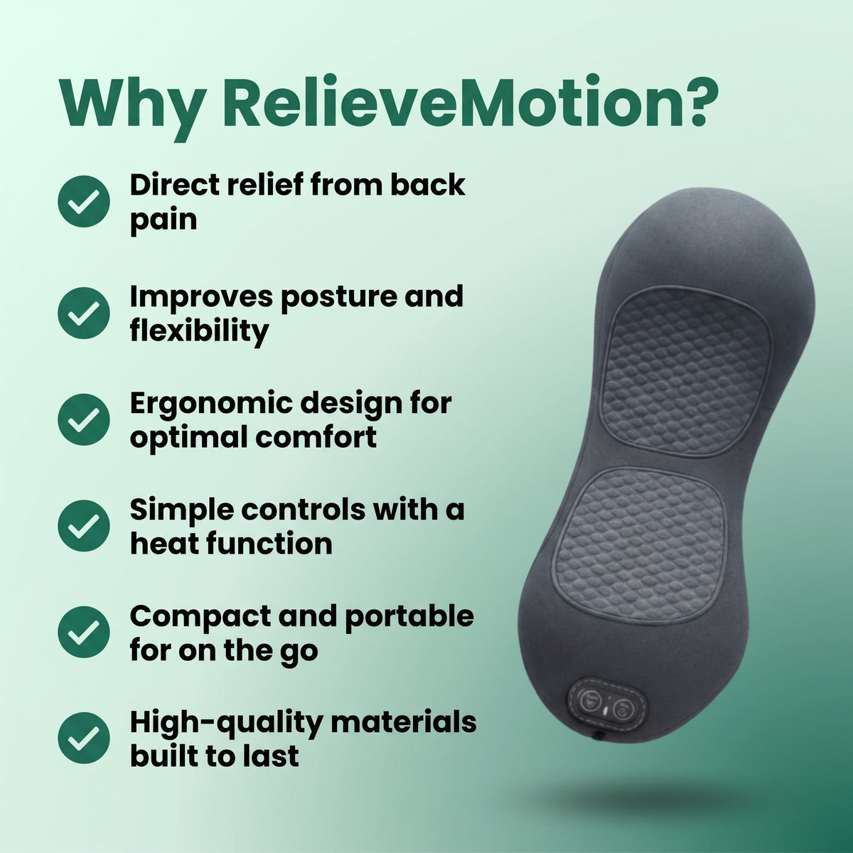 RelieveMotion Back Massager Pro