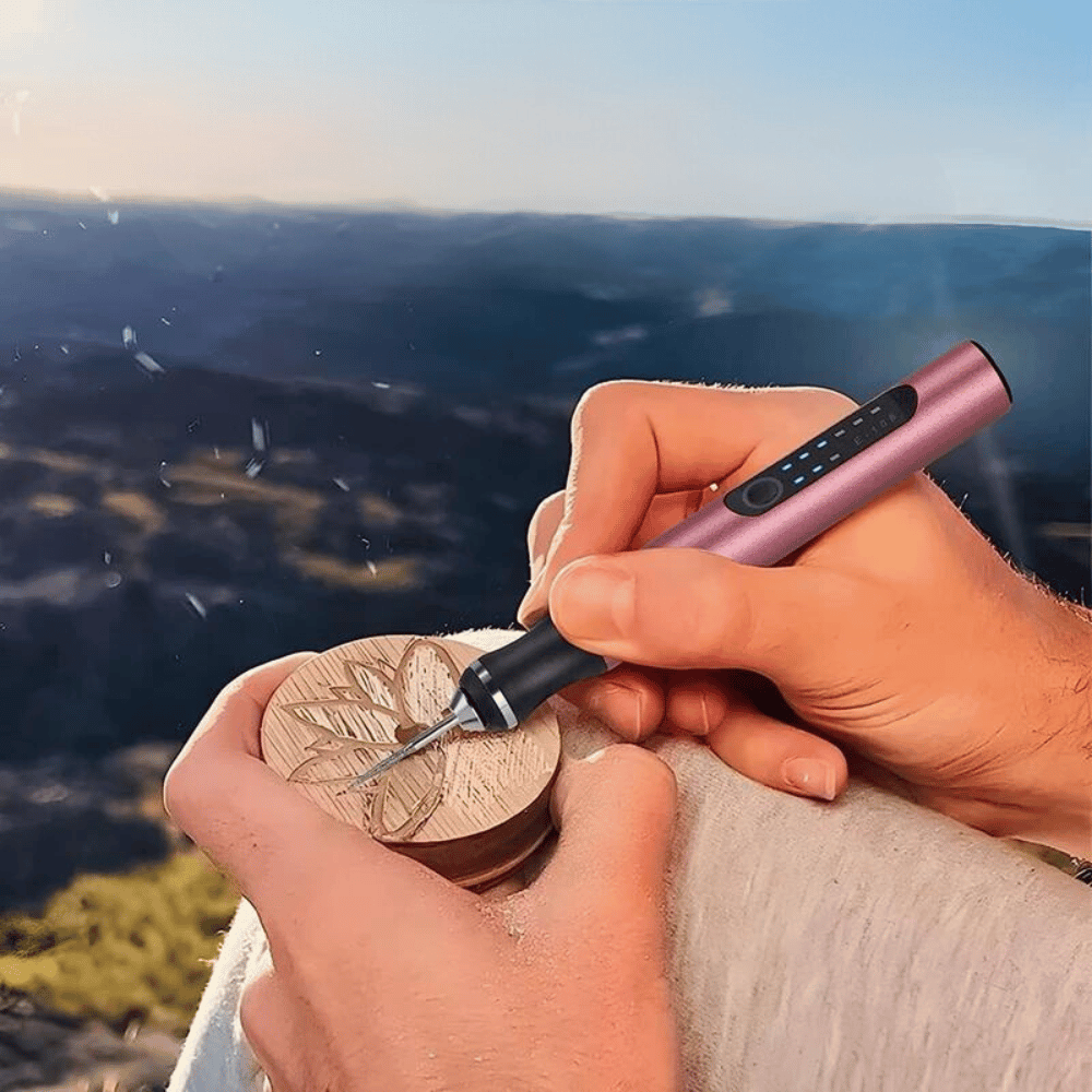 Cordless Engraving Pen works seamlessly on 50+ different surfaces