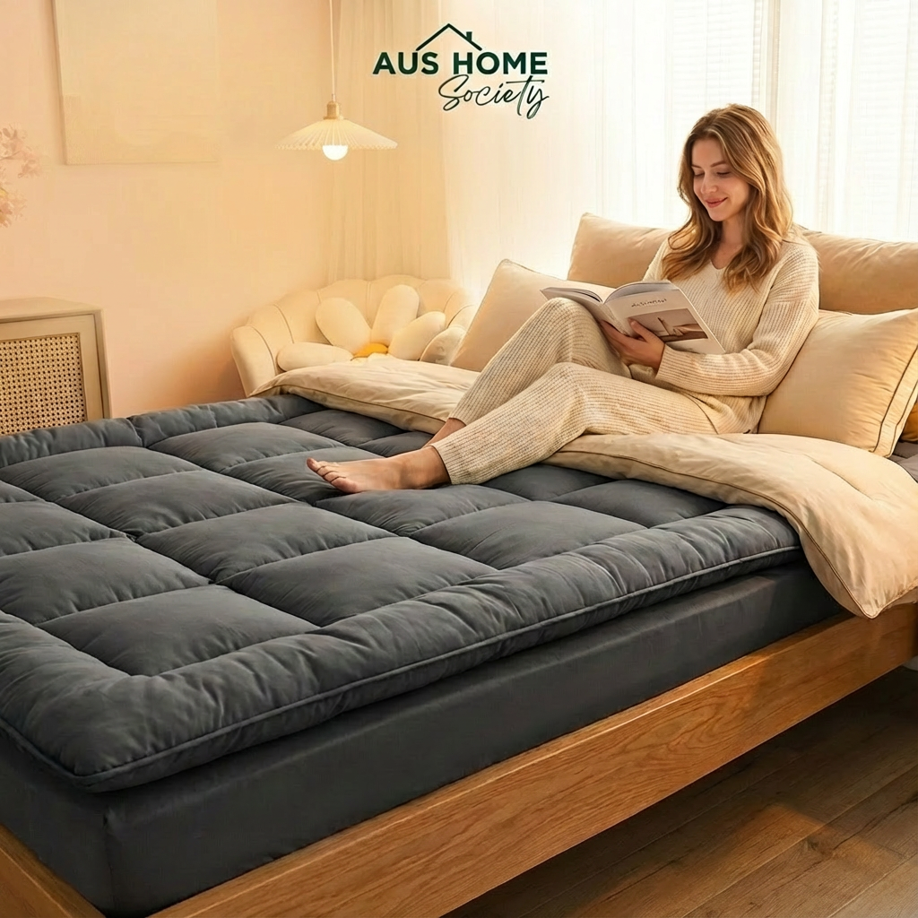 Cooling Bamboo Charcoal Mattress Topper – Clearance Offer